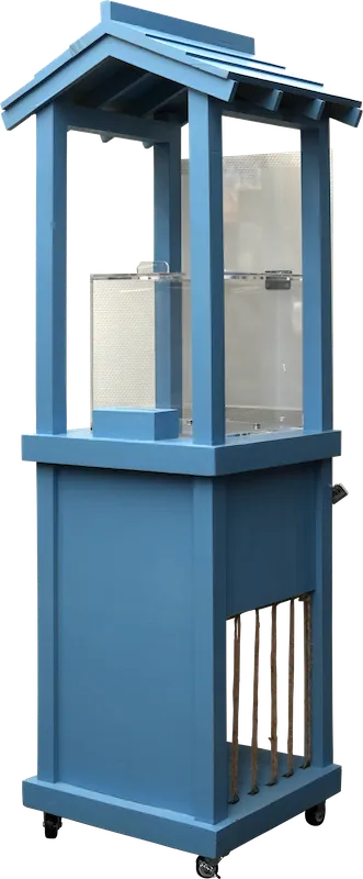 おみくじスタンド（スタンド式）青バージョン