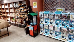 沖縄ネオパーク様の導入事例。おみくじスタンド設置写真